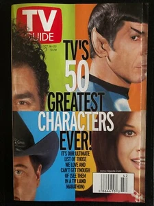 1999 Original TV GUIDE TV's 50 GREATEST CHARACTERS EVER! Western WA St Ed NL - Picture 1 of 2
