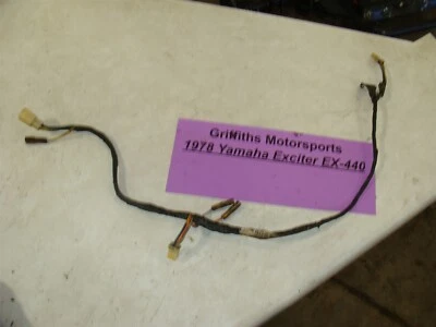 Yamaha Exciter EX440 1978 8G6-802582-20 cableado principal fabricante de equipos originales arnés cables telar Foto 1 de 4