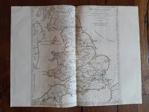 Antique Map of Roman Britain - Britanniae Antiqua Tabula Geographica... 1794 - Picture 1 of 6
