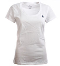Polo Ralph Lauren Damen Rundhals Shirt T-Shirt weiß Größe wählbar