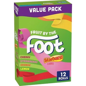 Fruit by the Foot Fruit Flavored Snacks, Starburst, Variety Pack, 12 ct, Free Sh - Picture 1 of 4