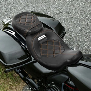Driver Rear Passenger Seat Fit For Harley Touring CVO Street Glide 2010-2023 - Picture 1 of 8