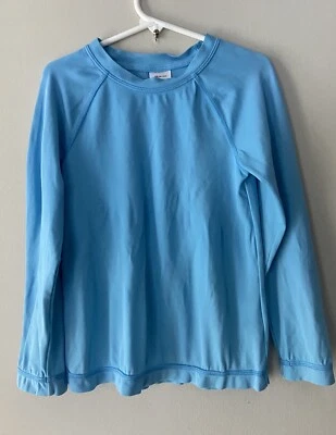 • Top de natación Hanna Andersson talla 4 azul manga larga protector contra erupciones niños niñas unisex Foto 1 de 4