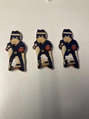Duke Mascot Magnet, Set of 3, 1984 Vintage Blue Devil les Diables Bleus Cover