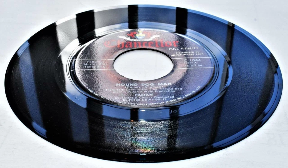 Fabian Hound Dog Man 1959 Chancellor 1044 Rock & Roll Soundtrack 45rpm VG++ - Image 1 of 1