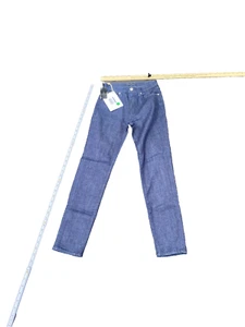 Pantalones de mezclilla para mujer Tomboy de alta calidad y elegantes azules talla 26 nuevos con etiquetas - Imagen 1 de 4