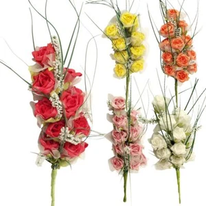 Bulk Lot of 20 Wand Bouquets! Wholesale Bulk Foam Artificial Flowers Job Lot - Picture 1 of 1