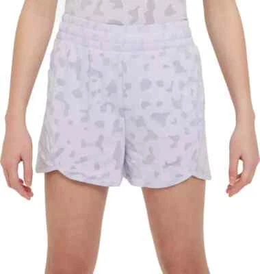 Nike Girls' Dri-FIT Breezy High-Waisted Training Shorts w/built-in short(FB1095) - Image 1 of 4