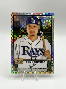 2021 Topps Chrome Platinum Anniversary - #319 Yoshi Tsutsugo X fractor - Picture 1 of 2