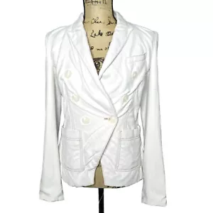 Veronica Beard Cosmo Blazer 2 weiß elfenbein doppelreihig - Bild 1 von 11