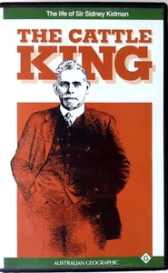 The Cattle King - VHS Tape The Life of Sidney Kidman Australian Documentary RARE - Picture 1 of 7