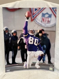 AWESOME Minnesota Vikings AUTOGRAPHED Cris Carter 16x20 Photo, A.P.E. Inc Auth!! - Picture 1 of 3