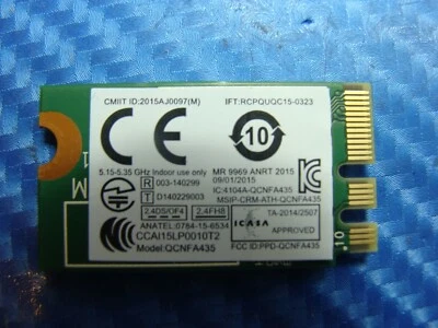Lenovo Ideapad 15.6" 330-15IKB OEM  WiFi Wireless Card QCNFA435 01AX709 GLP* - Image 1 of 2