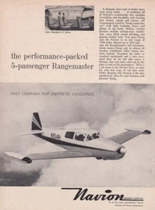 1961 Navion Rangemaster Aircraft ad 12/20/2023ee - Picture 1 of 1
