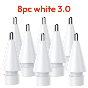 1-8 PCS Replacement Tips for Apple Pencil 1st/2nd Gen iPencil Nibs for iPad Pro - Picture 1 of 24