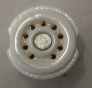 SOC912G B9A presa PCB ceramica con perni oro 100 pezzi valvola tubolare NOS - Foto 1 di 2