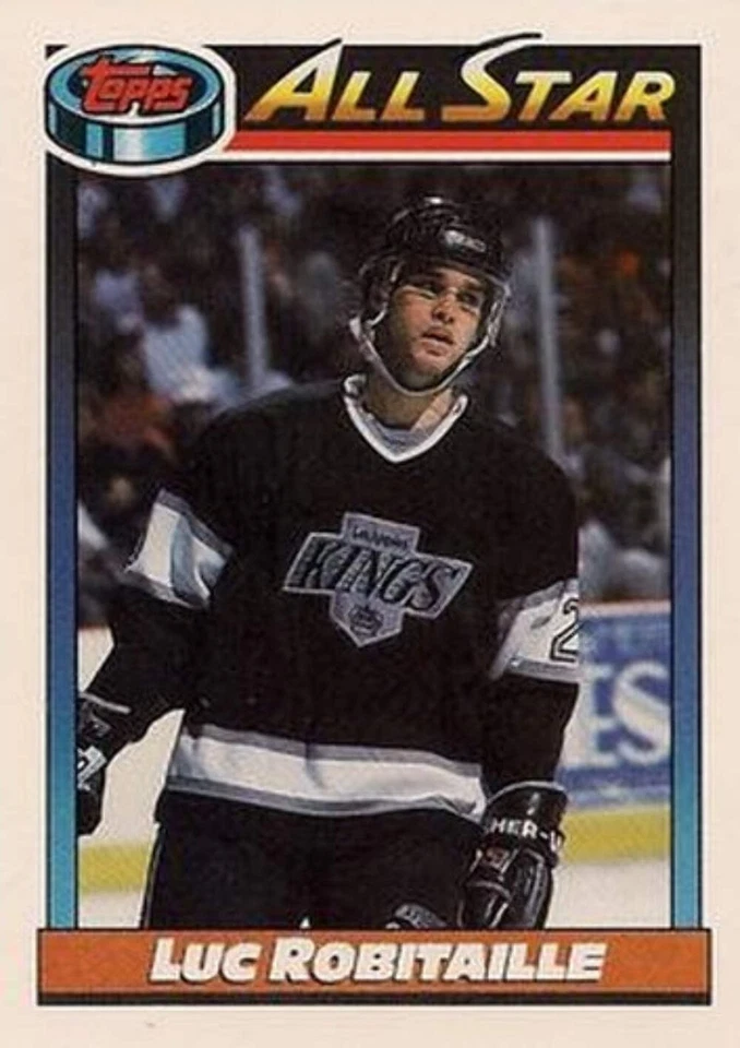 #260 Luc Robitaille - Los Angeles Kings - 1991-92 Topps Hockey - Image 1 of 1