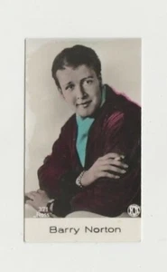 Tarjeta coleccionable Barry Norton vintage 1932 De Beukelaer estrellas de cine PEQUEÑA #371 - Imagen 1 de 2