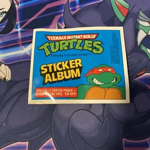 1988 TMNT Sticker Album With 14 Stickers Teenage Mutant Ninja Turtles Mirage - Foto 1 di 9