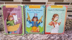 Lot of 3 Junie B. First Grader Paperback Books Shipwrecked Band Lunch- EUC - Imagen 1 de 9