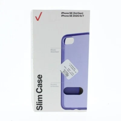 Funda delgada Verizon para iPhone SE 3ª generación, SE 2ª generación iPhone 8 / 7 violeta Foto 1 de 3