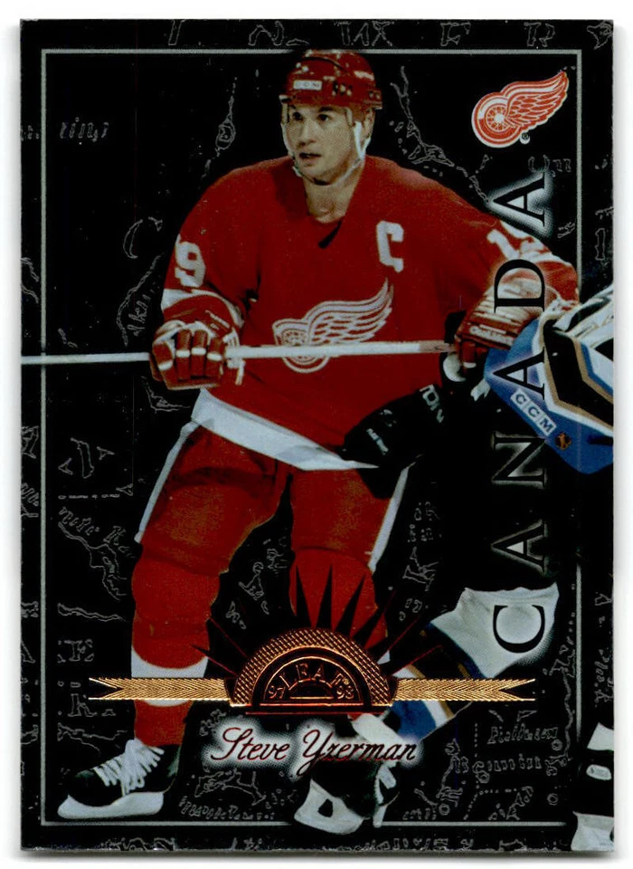1997-98 Steve Yzerman Leaf International Stars - Detroit Red Wings - Image 1 of 2