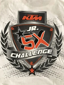 Original Official TROY LEE DESIGN KTM JR. SX CHALLENGE Racing NWOT T-Shirt M - Picture 1 of 8