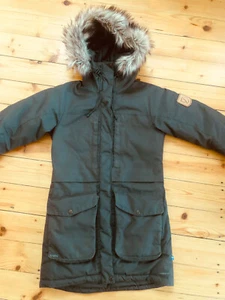 Fjällräven Parka Winterjacke Barents Gr. xxs 34 grün Jacke Winter oliv - Bild 1 von 5