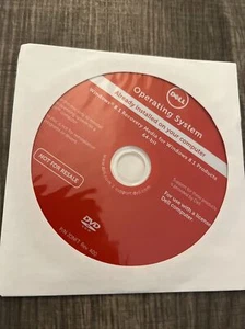 New Sealed Dell Windows 8.1 64-bit OS Recovery Reinstallation DVD, No Key - Picture 1 of 3