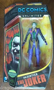 DC Comics Unlimited. Injustice Joker Figure. NOC. Injustice: Gods Among Us Game - Picture 1 of 3