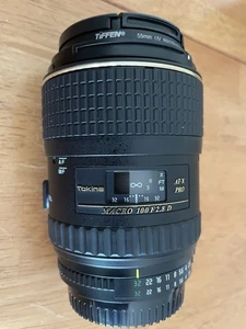 Tokina AT-X PRO AF 100mm F/2.8 D MACRO Lens for Nikon F mount - Picture 1 of 5