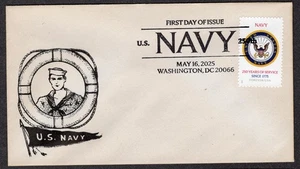 2025 USS Navy Swabby at Porthole, (Scott 6004) - Lupton FDC TD181 - Foto 1 di 1
