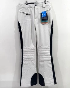 $129 GSOU Pantaloni da Neve Donna Avorio Vestibilità Regolare Sci Isolato Elastico Caviglia - Small - Foto 1 di 12