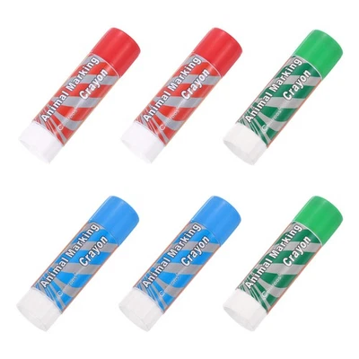1.18" x 4.72" Livestock Marker, 1 Pcs, Red 2Pcs, Green 2Pcs and Blue 2Pcs Foto 1 de 4