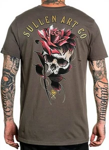 Sullen Men's Jake Skull Short Sleeve Premium T-Shirt Bungee Cord - Picture 1 of 6