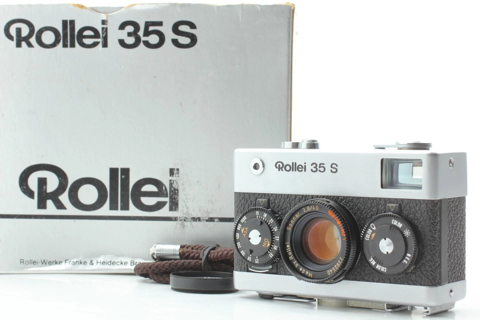 Câmera de Filme Rollei 35 S Meter Works [ESTADO PERFEITO NA CAIXA] com Sonnar 40mm F2.8 Do JAPÃO - Imagem 1 de 4
