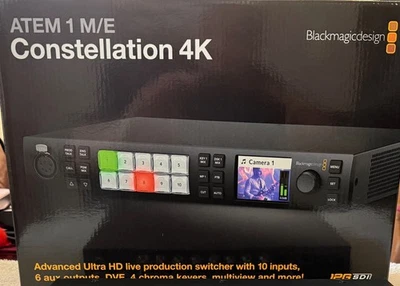 Blackmagic Design ATEM 1 M/E Constellation 4K UHD Live Production Switcher - Image 1 of 4