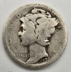 1920 S Mercury Dime AG/G You Grade it! 90% Silver Type Coin Free ship! - Picture 1 of 4