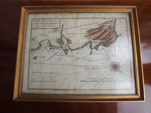 Antike Seekarte Karte von Lewis Morris - Holyhead / Holy Head Bay Anglesey p7 - Bild 1 von 8