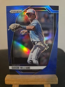 2025 Panini Prizm Baseball #77 CARSON WILLIAMS Blue Prizm 080/199 Tampa Bay Rays - Picture 1 of 2