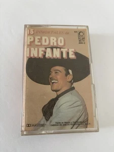 15 Inmortales de Pedro Infante (Cassette Tape Mexico 1983) TESTED - Picture 1 of 4