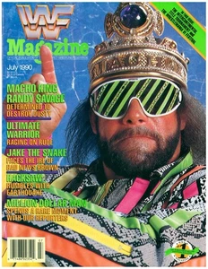 RARE! Original WWF MULTI-SIGNED X8 JULY 1990 MACHO MAN WWE Wrestling Magazine - Picture 1 of 11