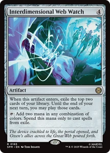 x1 Orologio Web Interdimensionale SPM Spider-Man MTG 165 M/NM 1x - Foto 1 di 3
