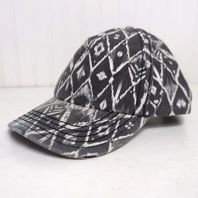 Шляпа Billabong искусственно состаренная кожаная с ремешком сзади бриллиантовая выцветшая ретро Y2K - Изображение 1 из 4