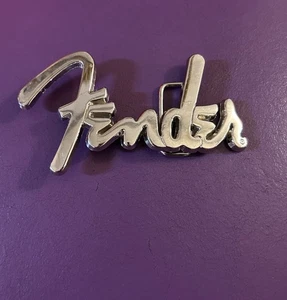 Vintage Seide Fender Gürtelschnalle Statement Buckle Musik & Rock & Roll Enthusiasten - Bild 1 von 10