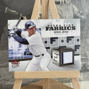Parche de juego Fleer Ultra #FM-DJ Derek Jeter 2006 telas ultra finas Yankees - Imagen 1 de 2