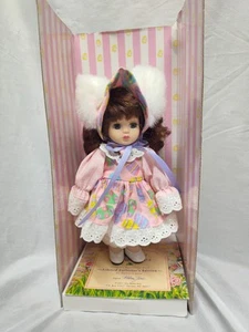 Cottage Treasures Porcelain Doll 8" Fancy Easter Doll Easter Bunny Baby Doll - Picture 1 of 5