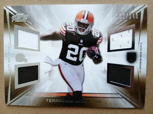 2014 Topps Prime Terrance WEST Quad Rookie Patch Golden State Warriors - Picture 1 of 2