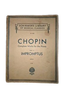 Chopin Sämtliche Werke für Klavier Buch VI Impromptus Schirmers Band 1553 Liederbuch - Bild 1 von 5