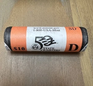 2006 D South Dakota Mint Issued Quarter Roll Choice BU - Picture 1 of 2